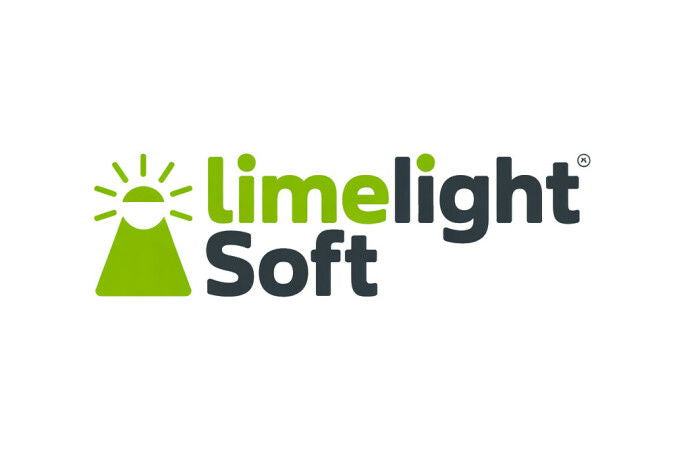 YetiDomains LimelightSoft.com domain name logo with stylized text and branding elements.