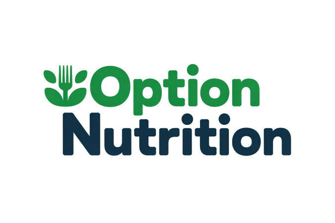 OptionNutrition.com domain logo featuring the YetiDomains brand name and a modern, professional design.