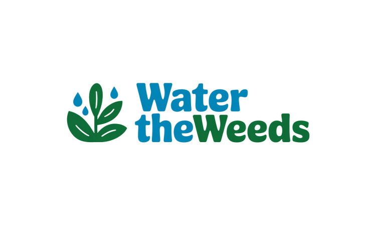 YetiDomains WaterTheWeeds.com domain name logo, featuring a clean design with text and branding elements.