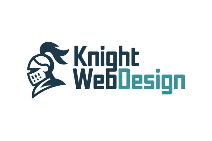 YetiDomains logo for KnightWebDesign.com domain name, featuring a modern, professional design with a knight-themed motif.