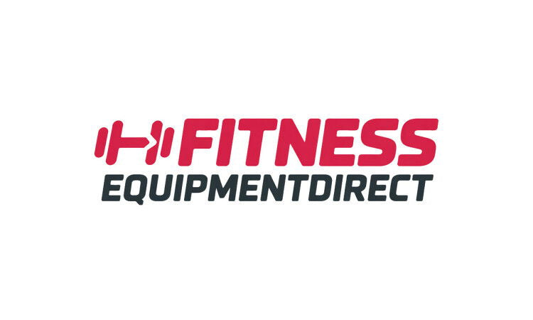 YetiDomains FitnessEquipmentDirect.com logo featuring a sleek design for the fitness equipment domain name.