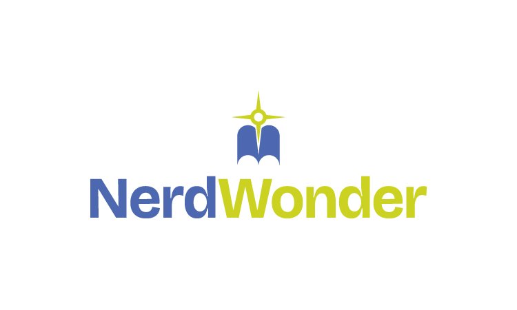 YetiDomains NerdWonder.com domain name displayed on a digital screen with futuristic design elements.