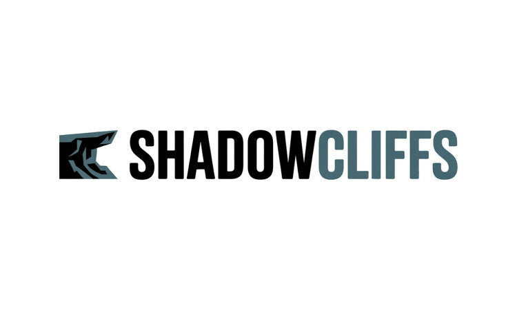 ShadowCliffs.com domain name logo by YetiDomains, featuring a modern design with a mountain and water imagery.