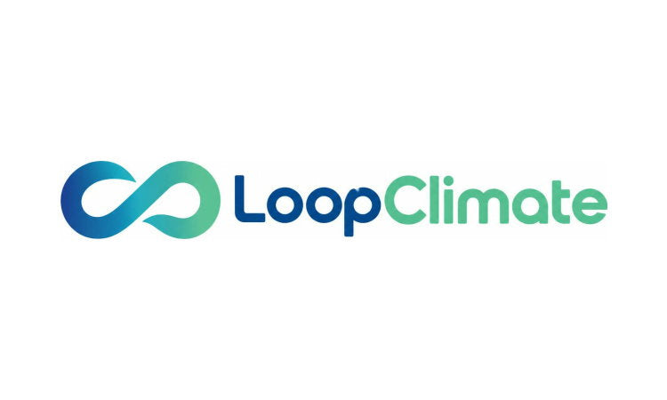 YetiDomains LoopClimate.com domain name logo with a modern design and branding elements.