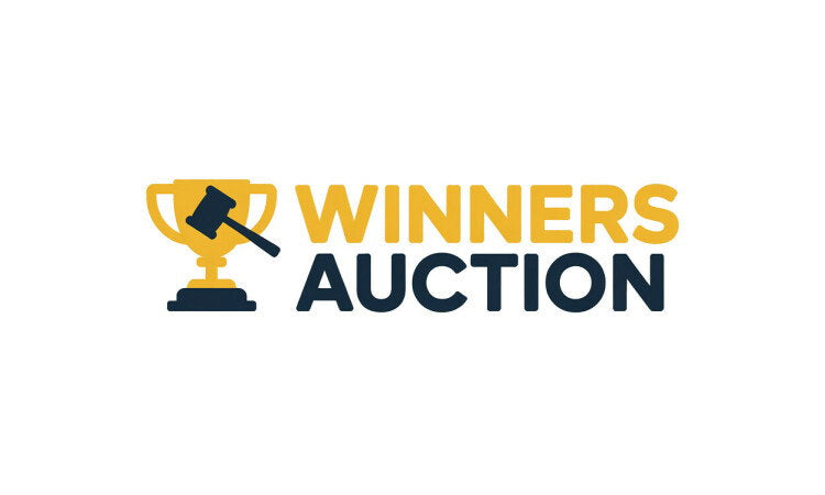 YetiDomains WinnersAuction.com domain name logo featuring the WinnersAuction branding and logo design.