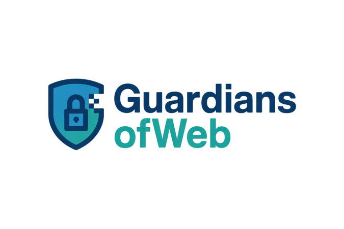YetiDomains GuardiansOfWeb.com domain name logo featuring a modern design with the GuardiansOfWeb branding.