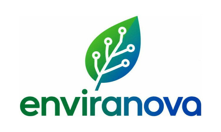 YetiDomains Enviranova.com domain name logo image featuring the Enviranova brand logo on a white background