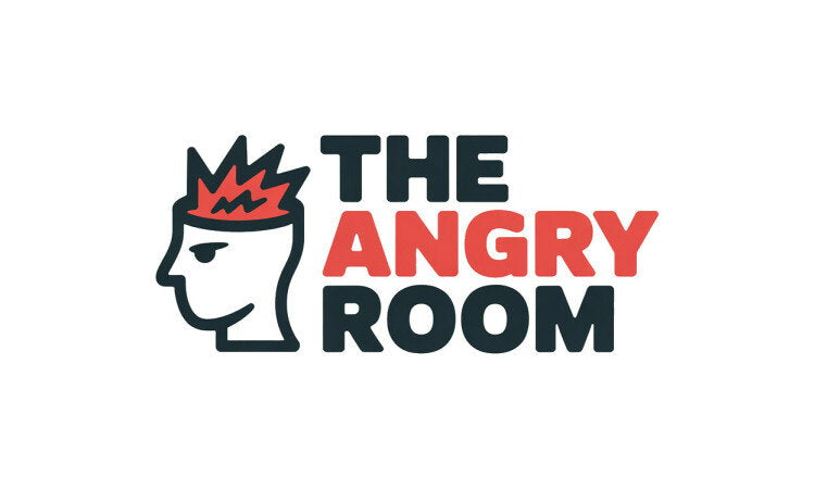 YetiDomains logo for TheAngryRoom.com domain name featuring a bold, modern design with the brand name displayed prominently.