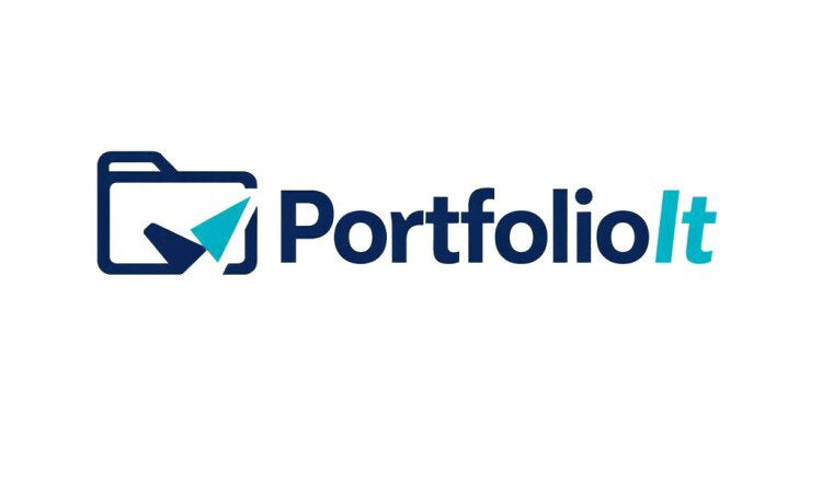 YetiDomains PortfolioIT.com domain name logo image featuring the PortfolioIT.com branding and logo design.