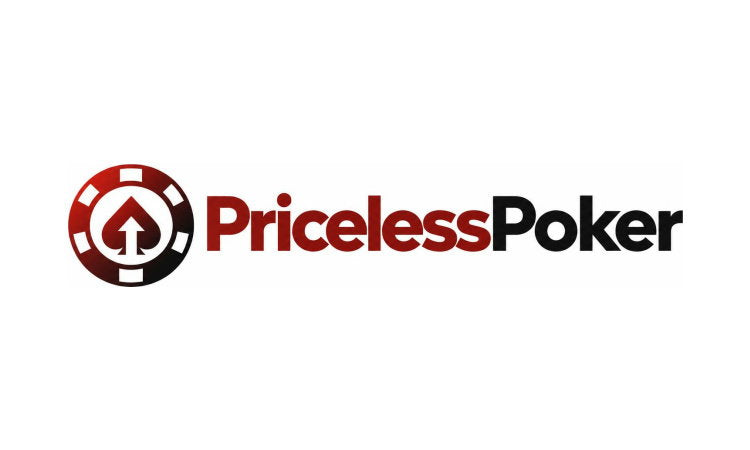 YetiDomains PricelessPoker.com domain name logo featuring a poker-themed design and branding elements.