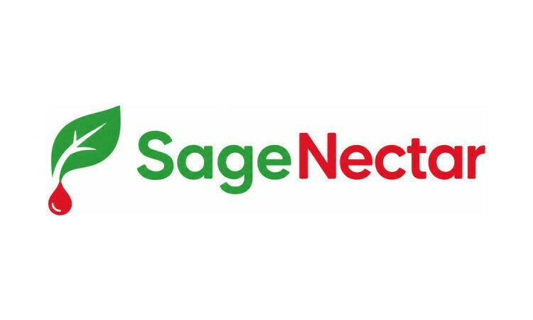 YetiDomains SageNectar.com domain name logo, featuring the SageNectar branding on a professional logo image.