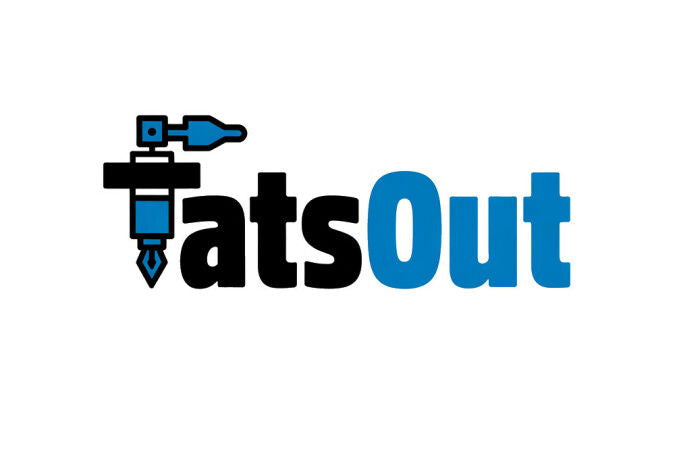 YetiDomains TatsOut.com domain name logo featuring stylized text and branding elements for TatsOut.com website.