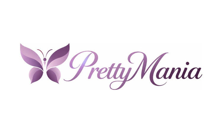 YetiDomains PrettyMania.com domain name logo image featuring the PrettyMania brand and logo design.