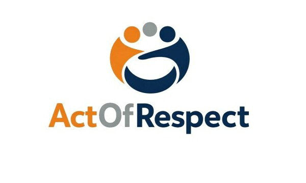 Logo for ActOfRespect.com domain name by YetiDomains, featuring a clean design with the site name on a professional background.