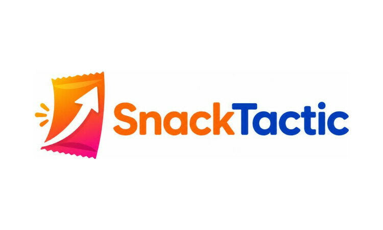 YetiDomains SnackTactic.com domain name logo featuring the SnackTactic branding and logo design.