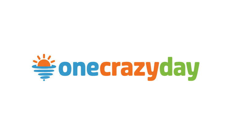YetiDomains logo featuring the OneCrazyDay.com domain name in bold text on a clean background.