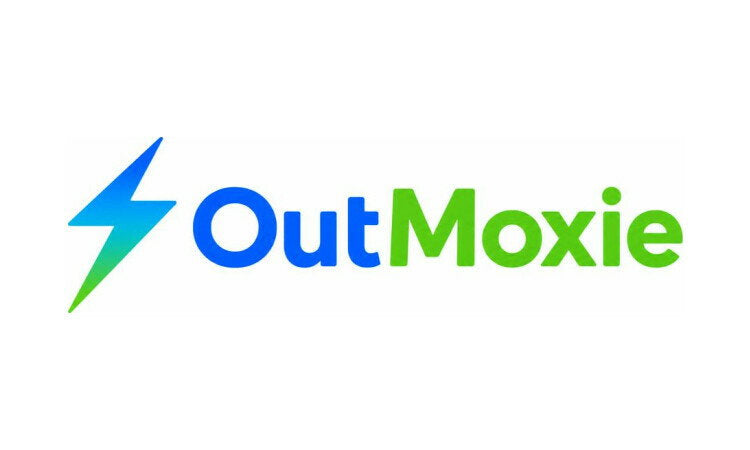 YetiDomains OutMoxie.com domain name logo with modern design and branding elements.