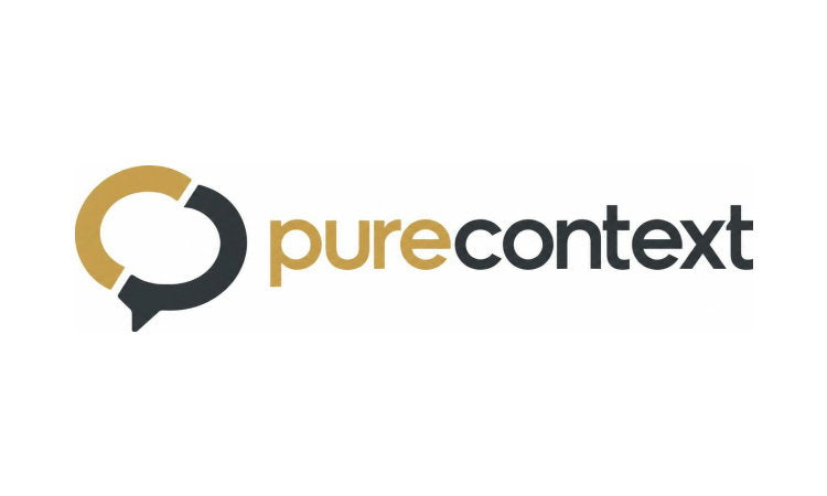 YetiDomains PureContext.com domain name logo displayed on a clean background with modern font.