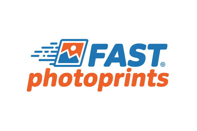 YetiDomains logo for FastPhotoPrints.com domain name, featuring a modern design with the brand name and logo image.