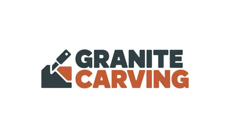 YetiDomains logo featuring the GraniteCarving.com domain name on a professional logo design image.