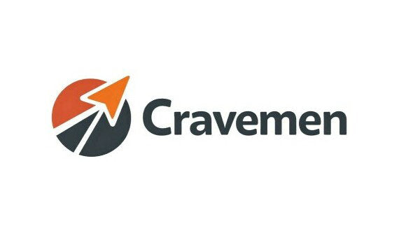 YetiDomains logo featuring the CraveMen.com domain name on a sleek, modern design with bold text and a clean background.