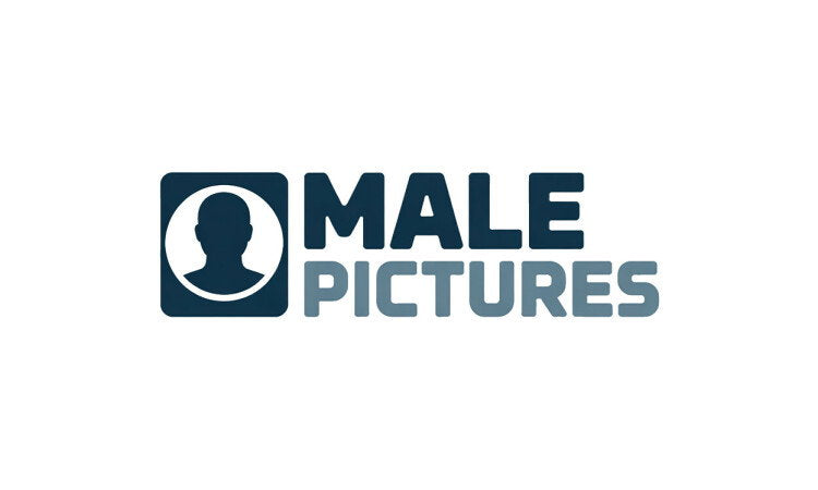 YetiDomains logo featuring MalePictures.com domain name with modern design and branding elements.