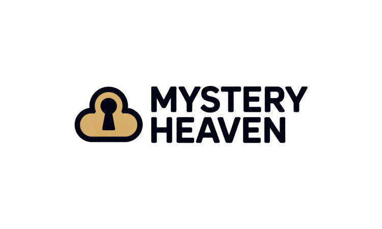 YetiDomains MysteryHeaven.com domain name logo featuring the brand's logo and website branding.