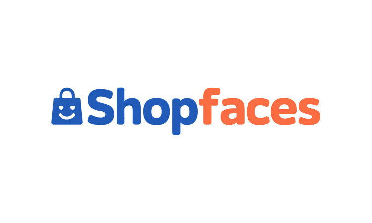 YetiDomains ShopFaces.com domain name logo image featuring the ShopFaces branding and design.