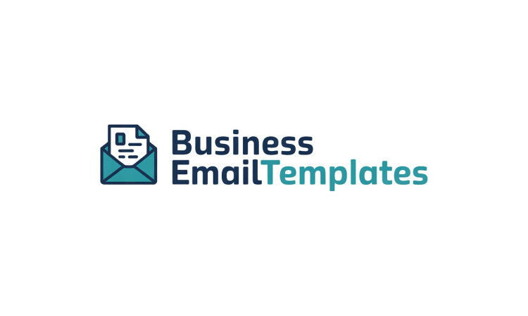 YetiDomains BusinessEmailTemplates.com domain name logo featuring the brand's logo on a white background.