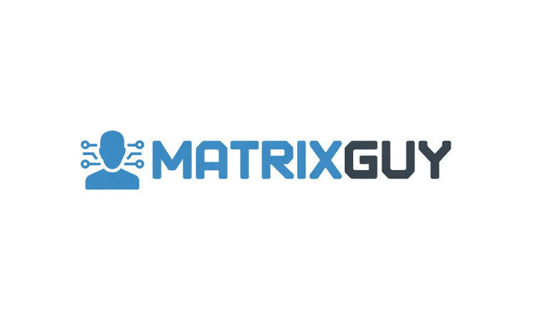 YetiDomains logo for MatrixGuy.com domain name featuring modern design and branding elements in the logo image.