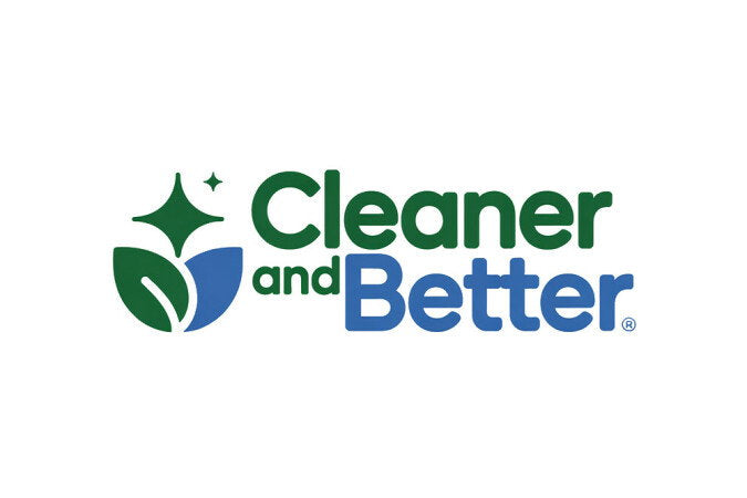 YetiDomains CleanerAndBetter.com domain name logo featuring the brand's clean, modern design with the text CleanerAndBetter.com.