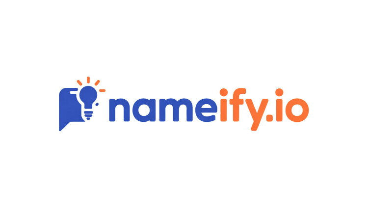 YetiDomains Nameify.io domain name logo with the text "Nameify.io" in a clean, modern design.
