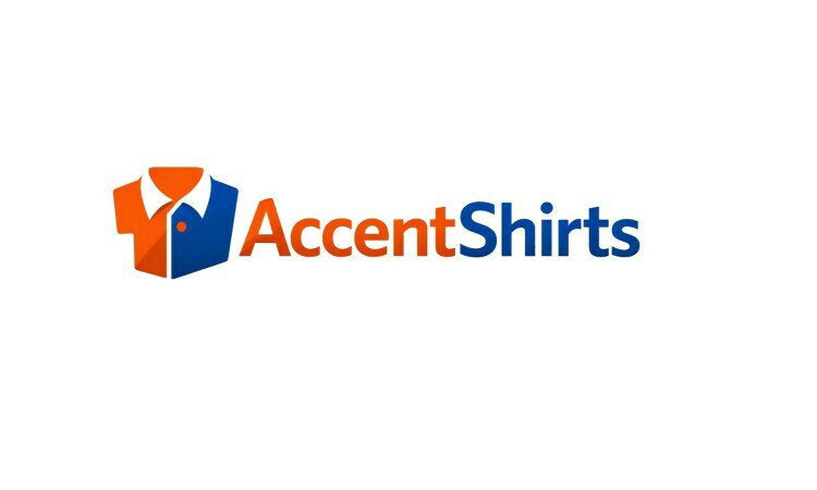 YetiDomains logo featuring the AccentShirts.com domain name displayed on a professional logo image.