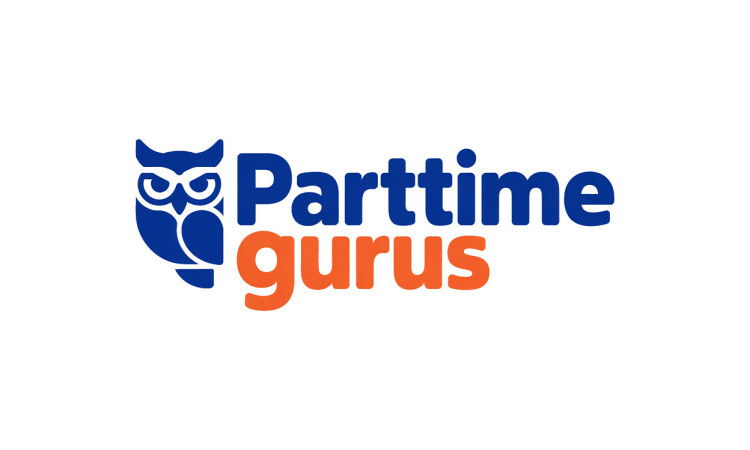 YetiDomains logo for PartTimeGurus.com domain name, featuring a professional design with the brand name in bold text.