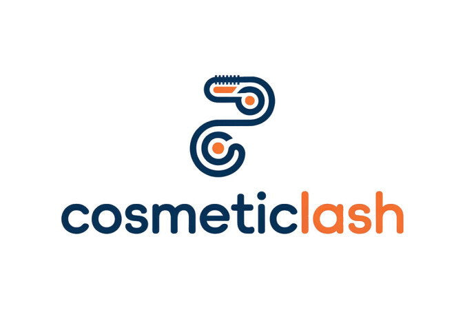 YetiDomains logo featuring the CosmeticLash.com domain name with modern design elements.