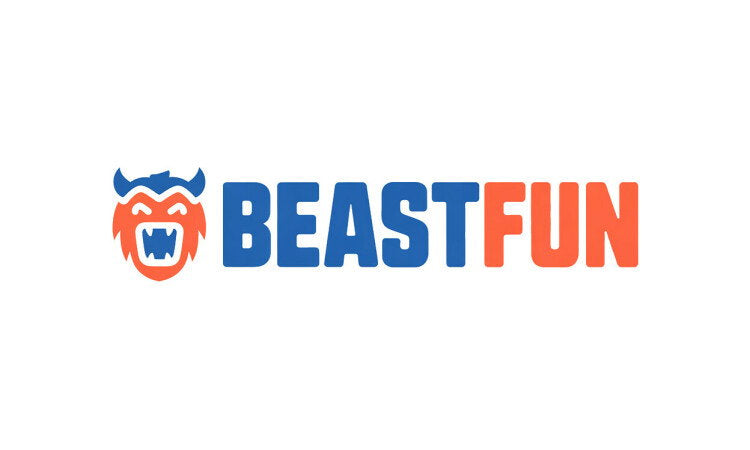 YetiDomains BeastFun.com domain name logo featuring bold text and a playful design on a white background