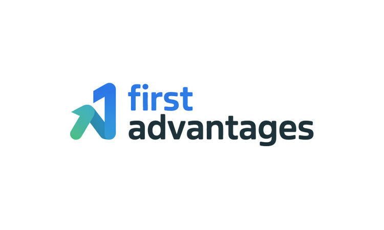 YetiDomains logo for FirstAdvantages.com domain name with modern design and branding elements.