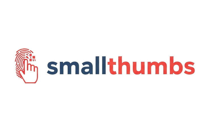YetiDomains SmallThumbs.com domain name logo featuring the SmallThumbs.com text with a clean design.