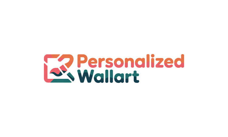 YetiDomains logo for PersonalizedWallArt.com domain name, featuring a custom wall art branding design.