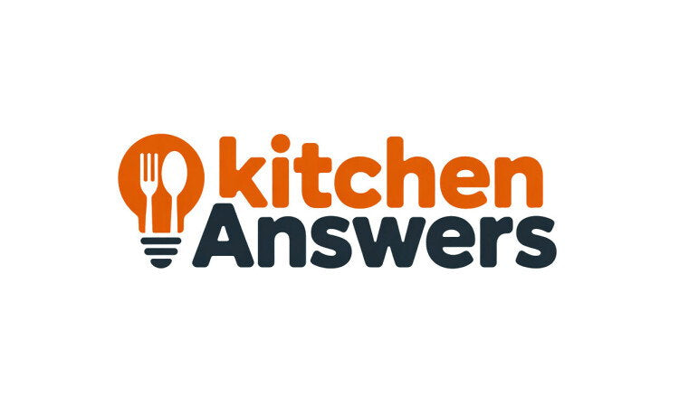 YetiDomains KitchenAnswers.com domain name logo featuring the brand's logo and the KitchenAnswers.com text.