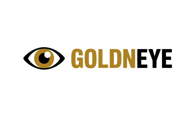 YetiDomains Goldneye.com domain name logo featuring the Goldneye branding and domain logo design.