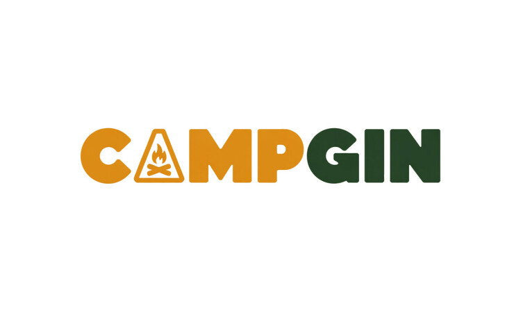 YetiDomains CampGin.com domain name logo featuring the CampGin branding and logo design.