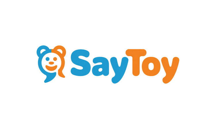 YetiDomains SayToy.com domain name logo image with SayToy.com branding and graphic design.