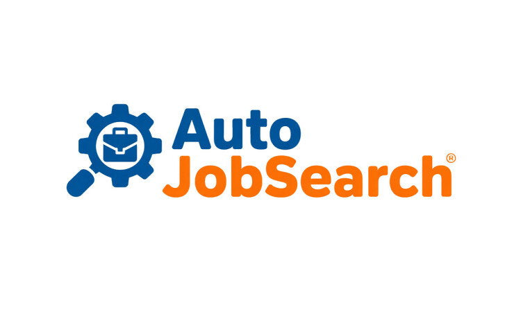 AutoJobSearch.com domain name logo by YetiDomains, featuring a sleek design with the AutoJobSearch branding.