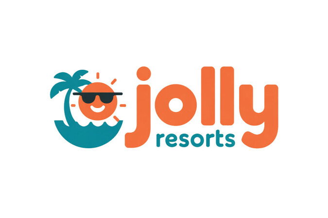 YetiDomains JollyResorts.com domain name logo image, featuring the JollyResorts brand in a colorful logo design.