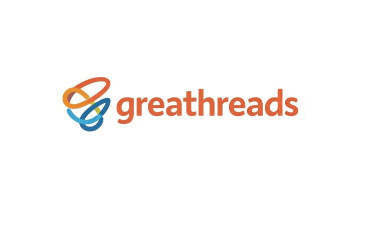 YetiDomains Greathreads.com domain name logo image featuring the brand logo and domain branding design.