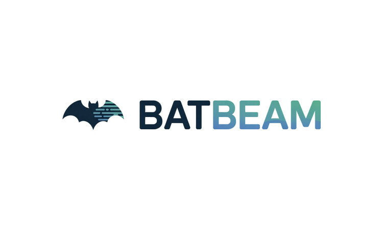 YetiDomains BatBeam.com domain name logo with BatBeam branding and stylized logo image.