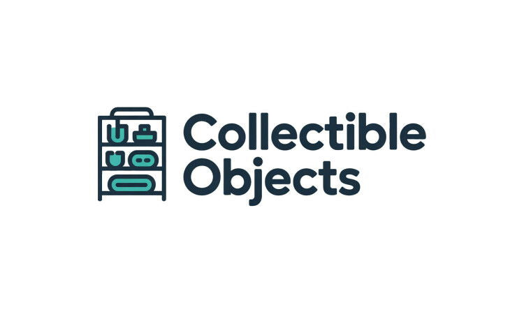 YetiDomains collectibleObjects.com domain name logo, featuring a sleek design with the brand's logo and branding elements.