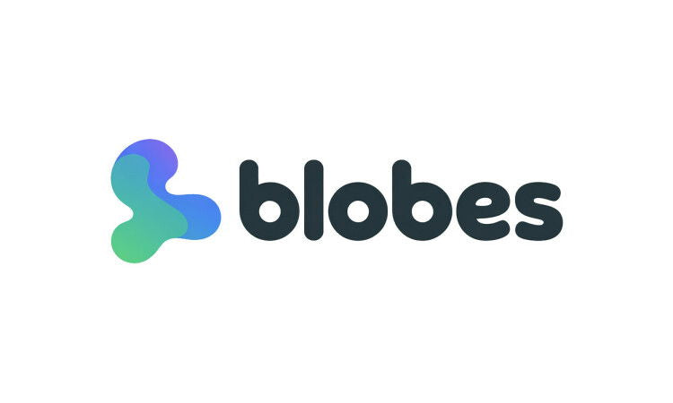 YetiDomains Blobes.com domain name logo featuring a modern design with bold text and vibrant colors.