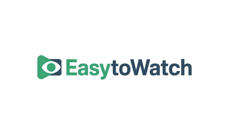 YetiDomains logo for EasyToWatch.com domain name with stylized text and modern design elements.